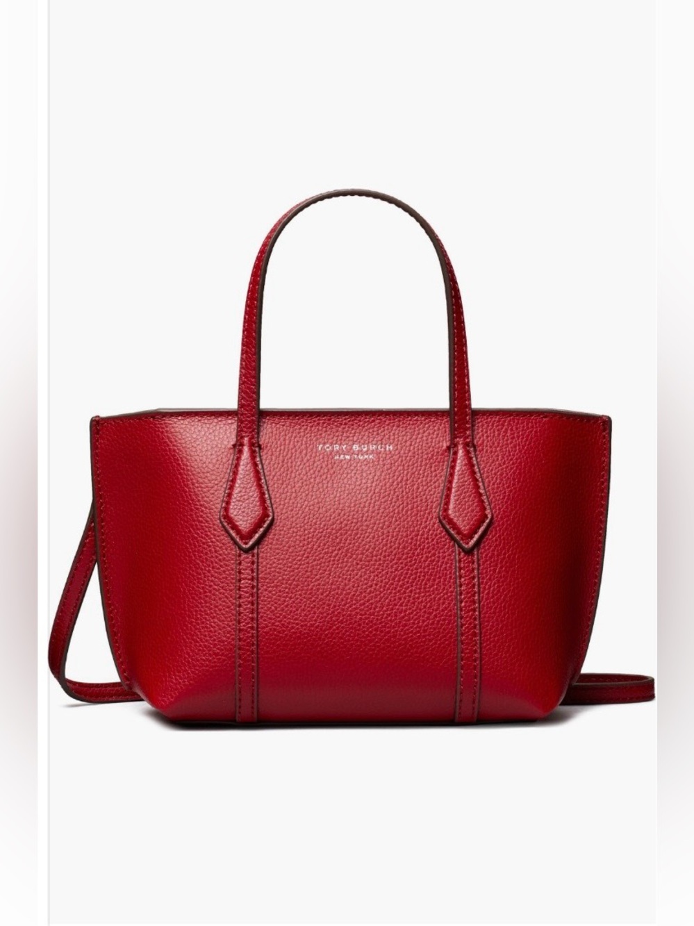 ▪️NWT Tory Burch Mini Perry Tote in Bartlett Red